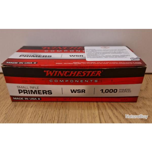 1000 Amorces WINCHESTER Small Rifle