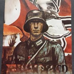 Affiche de propagande nazie - WW2 La victoire sera à nous - repro 43,5 x 30,5 cm