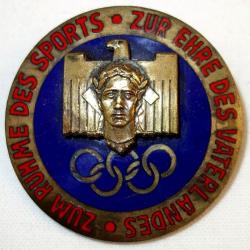 INSIGNE/BREVET des JEUX OLYMPIQUE du BERLIN de 1936.  /9037