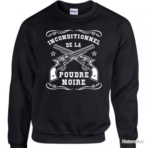 Sweat INCONDITIONNEL DE LA POUDRE NOIRE - tir revolver amorce percussion PNF2 PN calibre .45 .44 .36