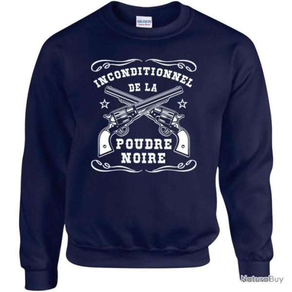 Sweat INCONDITIONNEL DE LA POUDRE NOIRE - tir revolver percussion amorce PNF2 PN calibre .45 .44 .36