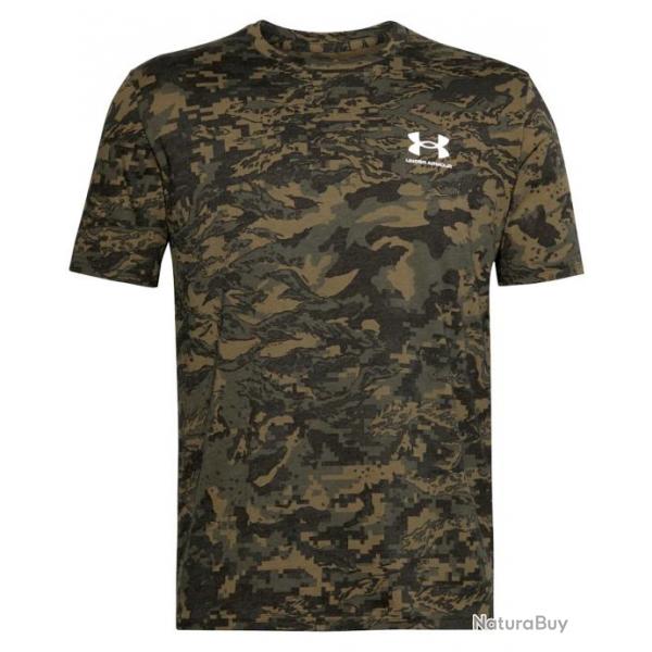 T shirt ABC Camo Couleur Noir Vert