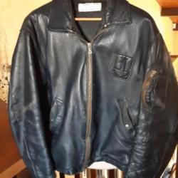 Blouson vintage en cuir d'aviateur