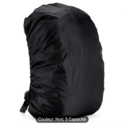 Housse de sac a dos. 45L Noir