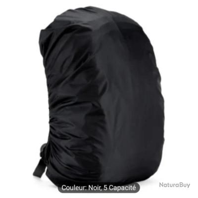 Housse De Pluie Imperméable KALIONE – Anti-déchirure, Bandes Réfléchissantes – Pour Sac 30-40 L – Rando, Vélo, Voyage