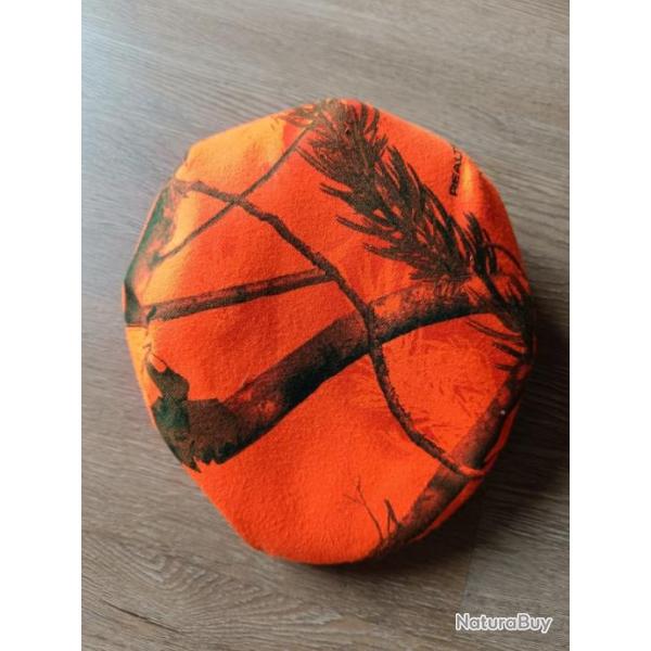 Casquette plate Orange Camo Stagunt taille 56