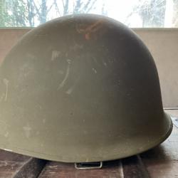 USA: Casque US M1-C Model 1964 période Vietnam, modèle parachutiste