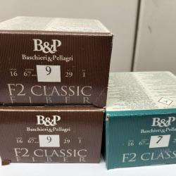 lot de 75 catouches B&P F2 Classic calibre 16