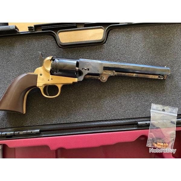 Pack Revolver Pietta 1851 Navy Millenium US Martial Laiton Calibre 44