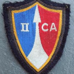 Ancien Patch à coudre (écusson) du 2° Corps d'Armée avec Texte - pour collection, ne pas porter