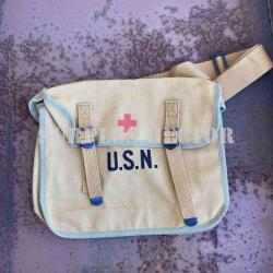 Musette Médicale US NAVY WW2 Reproduction - Militaria WW2