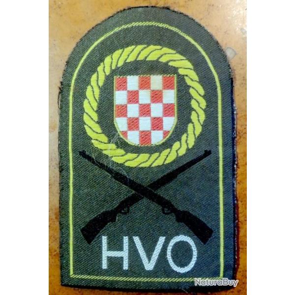 Ancien Patch  coudre (cusson) HVO - Conseil de Dfense Croate pour collection ne pas porter