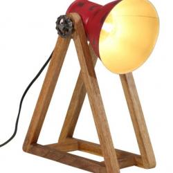 Lampe de bureau 25 win - Rouge vieilli - 30x17x40 cm - E27