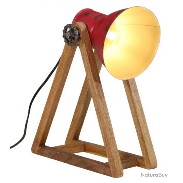 Lampe de bureau 25 win - Rouge vieilli - 30x17x40 cm - E27