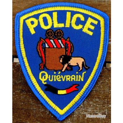 Patch à Coudre Vintage 'J'aime Une Belle Brute' - Bord Rouge
