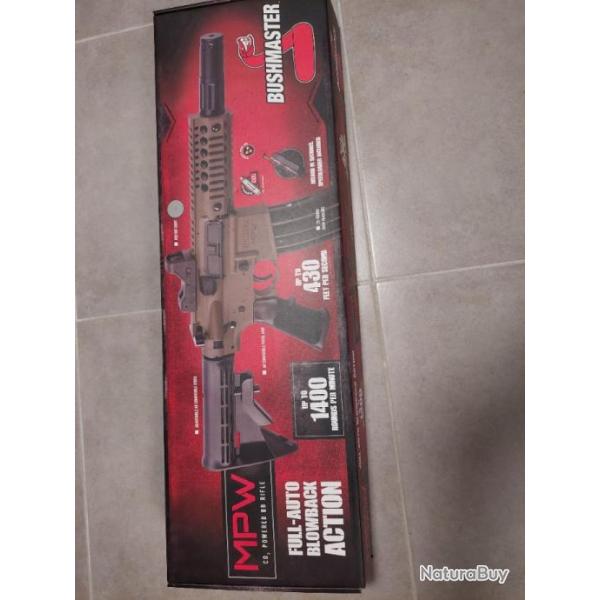 Carabine  Plombs Crosman Bushmaster CO2 Full Auto + Point Rouge. 4.5  mm bb