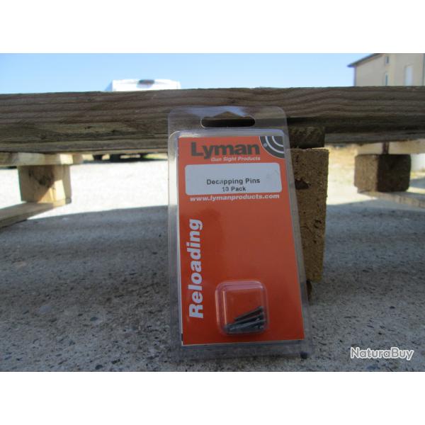 10 aiguilles de desamorage LYMAN