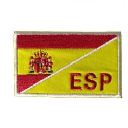 Patch Drapeau - Espagne - ESP - velcro - Livraison gratuite