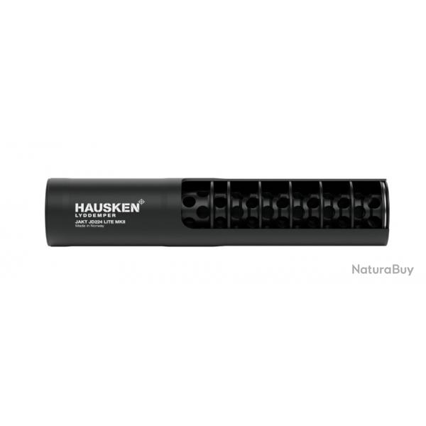 SILENCIEUX HAUSKEN JD224 LITE MK2 POUR 5,7mm- 223 - .22 - 5.6 mm M18x1 DIAM. 45mm