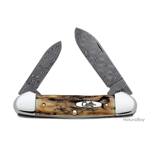 Case CA06098 Couteau - Cerf Brl - Damas