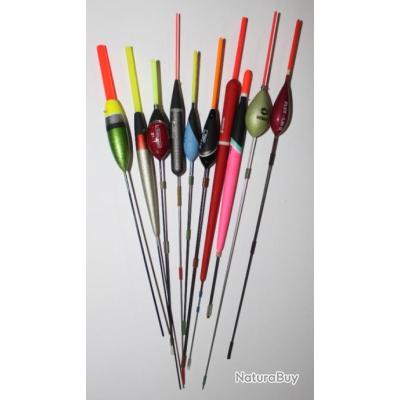 WAZUBC – Lot De 10 Flotteurs De Pêche Flottants En Mousse EVA, Indicateurs De Touche, Jaune, Rouge, Vert, Diamètres 20-30 Mm