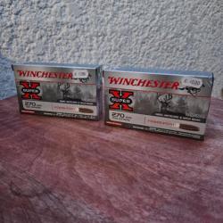 Lot de Balle Winchester calibre 270 Winchester