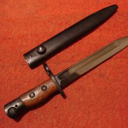 Rare baïonnette Anglaise N°5 MK1 Jungle pour carabine Lee Enfield N°5MKl Jungle 303 British