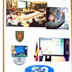 Feuillets timbres commémoration 50 ans OTAN
