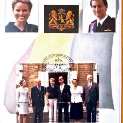 Feuillets Princier de commémoration Belge