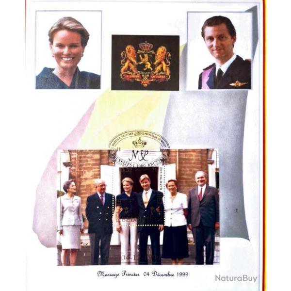 Feuillets Princier de commmoration Belge