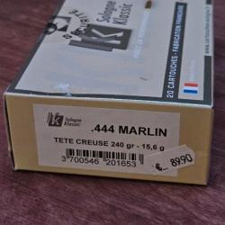 Balle Sologne calibre 444 marlin