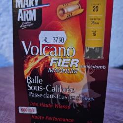 Cartouches Mary Arm Volcano Fier calibre 20/76