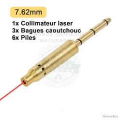 COLLIMATEUR LASER &Agrave; METTRE EN BOUT DE CANON - CALIBRE 7.62mm - LIVRAISON GRATUITE ET RAPIDE