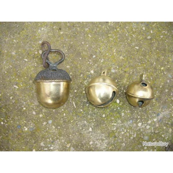 lot de 3 gros grelots