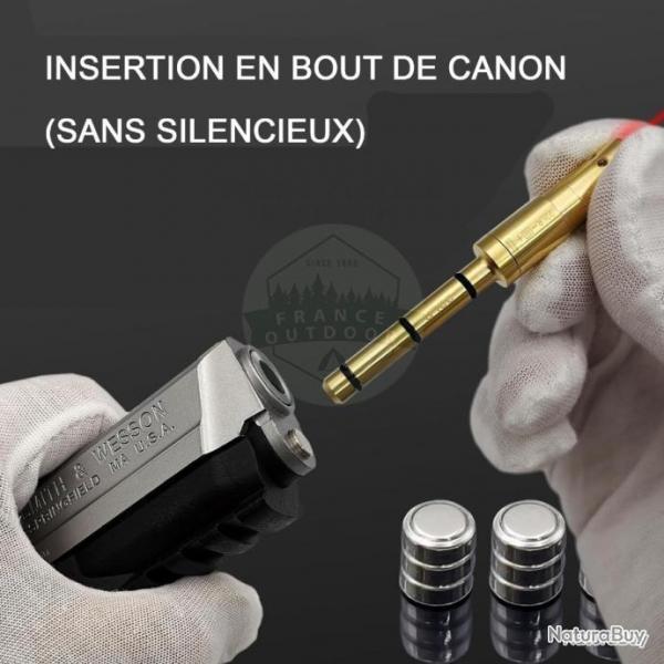 COLLIMATEUR DE RGLAGE LASER 9mm/38Spl - LIVRAISON GRATUITE ET RAPIDE