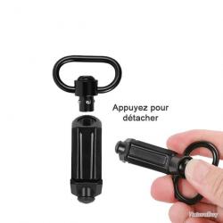 ENSEMBLE GRENADIÈRES AMOVIBLES POUR RAIL PICATINNY / WEAVER 20MM - LIVRAISON GRATUITE