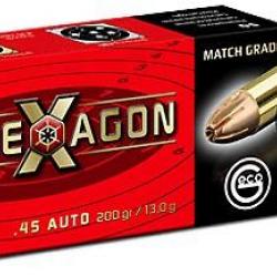 Munitions 45 ACP GECO Hexagon