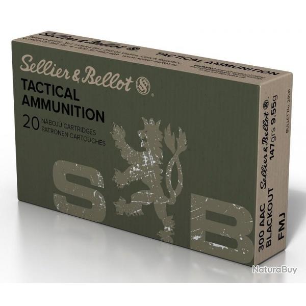 CARTOUCHES SB 300 AAC FMJ 9.55G/147g