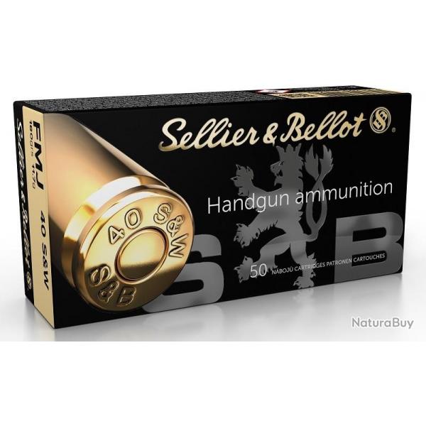 Munitions Sellier & Bellot 40S&W FMJ 180 grains par 50