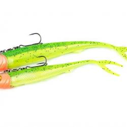 Leurre Souple Fox Rage Pelagic Ready Rig Slick Finesse 16cm 16cm Lemon Tiger 40g A l'unité