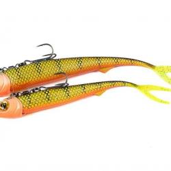 Leurre Souple Fox Rage Pelagic Ready Rig Slick Finesse 16cm 16cm Natural Perch 40g A l'unité