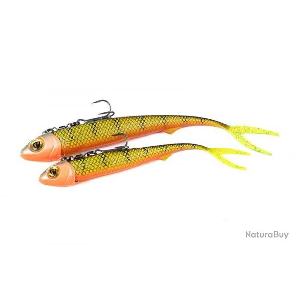 Leurre Souple Fox Rage Pelagic Ready Rig Slick Finesse 16cm 16cm Natural Perch 40g A l'unit