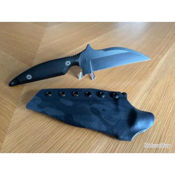 LACI SZABO - JAWS - BLACK CAMO KYDEX SHEATH - VINTAGE - ISSUE NUMBER 8 - NEAR MINT CONDITION -