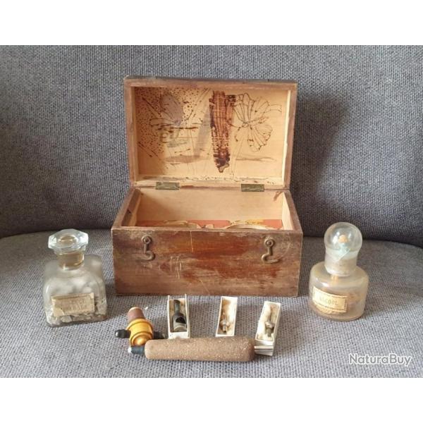 COFFRET de PYROGRAVURE FIN XIXme Sicle