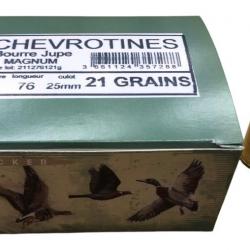 CARTOUCHES JOCKER CHEVROTINE MAGNUM - 12/76 - 21 GRAINS