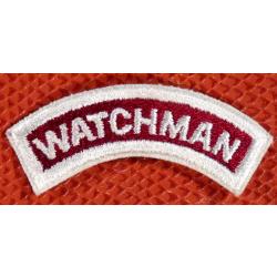 USA Ancien Patch 1940/50 Banane WATCHMAN (gardien) pour collection ne pas porter