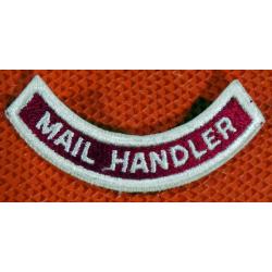 USA Ancien Patch 1940/50 Banane MAIL HANDLER pour collection ne pas porter