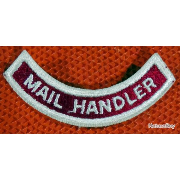 USA Ancien Patch 1940/50 Banane MAIL HANDLER pour collection ne pas porter