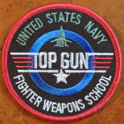 USA Ancien Patch à coudre US NAVY Top Gun pour collection ne pas porter