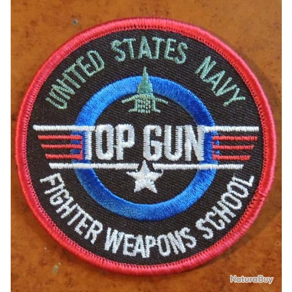 USA Ancien Patch  coudre US NAVY Top Gun pour collection ne pas porter